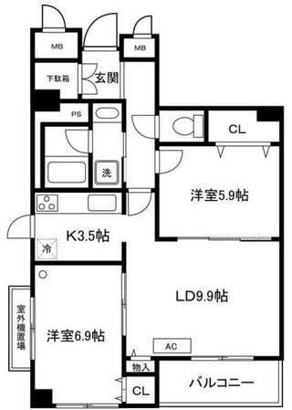 ステラート田園調布の物件間取画像